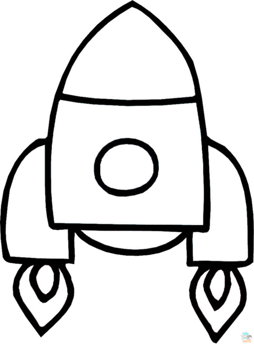 火箭简笔画