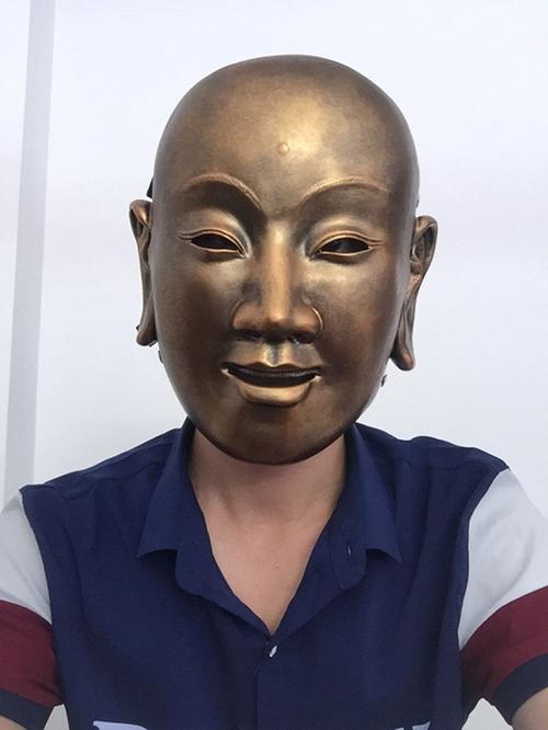 影视作品火锅英雄唐僧面具树脂面具批发