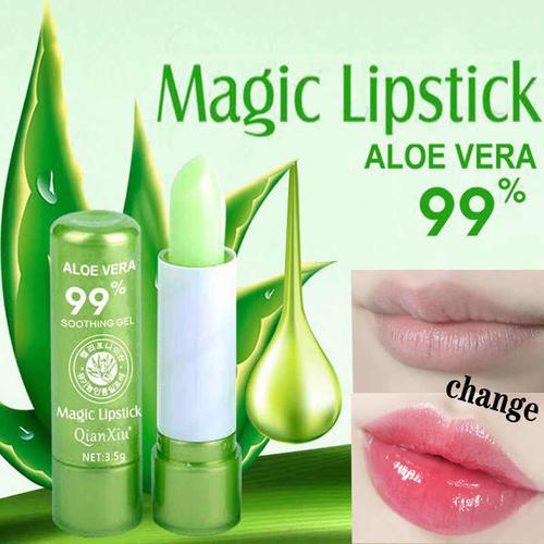 aloe vera lipstick color changing lip balm lasting moisturizing