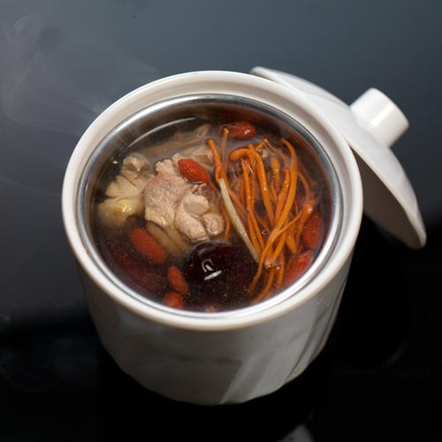广州蒸烩煮鸡肉虫草汤350克热销速食汤加热即可滋补材料餐厅炖汤