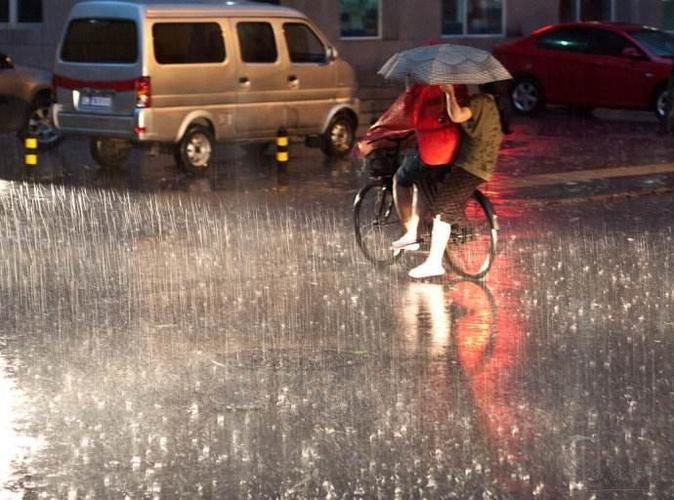 现实下雨图片大全
