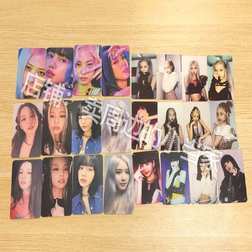 blackpink头像稀有,blackpink稀有头像 blackpink粉墨新专辑小卡how you like that收藏卡