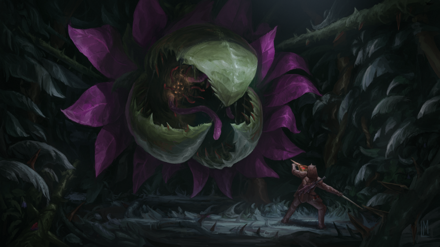 《泰拉瑞亚》:与boss相关的同人画作