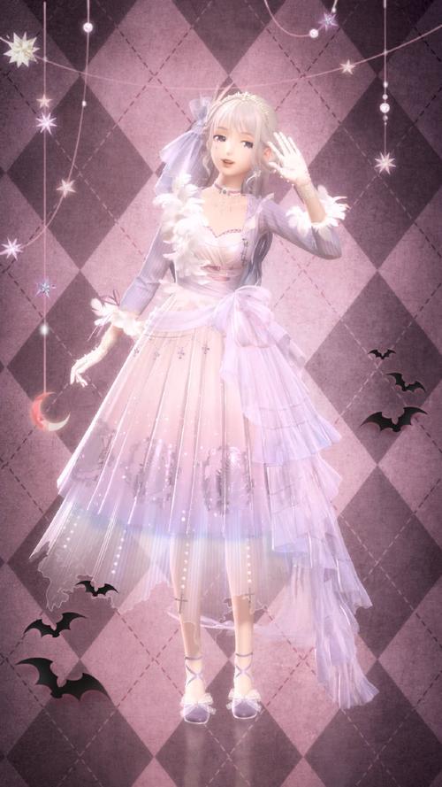 简约《闪耀暖暖》壁纸:穿长裙的小姐姐,颜值都是很高的