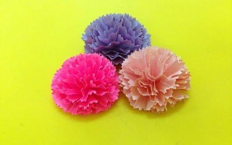 手工diy康乃馨纸花