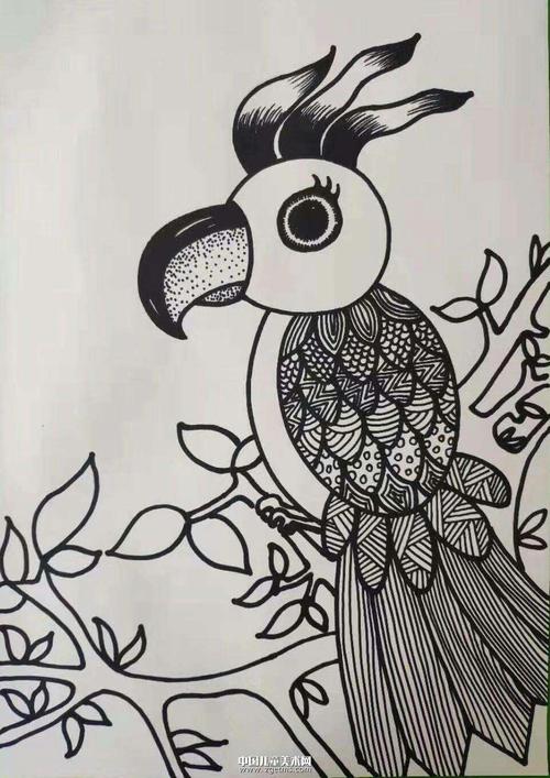 停课不停学——线上美术课《快乐的小鸟》