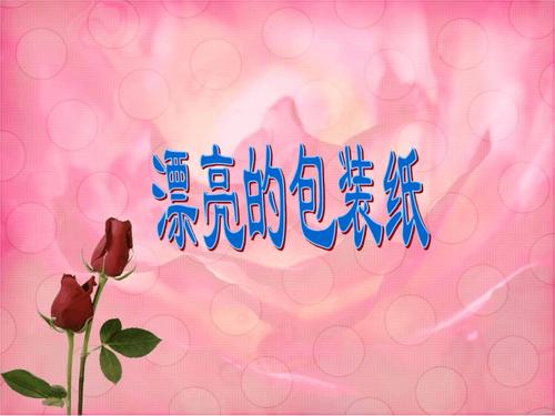 漂亮的包装纸课件2.ppt 11页