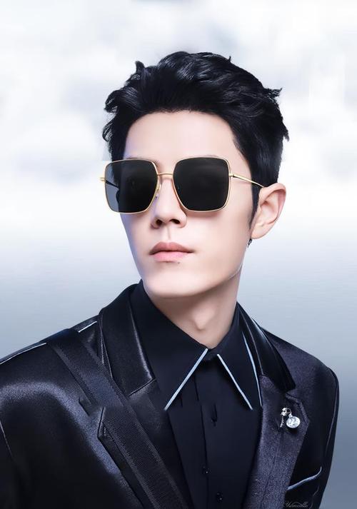 肖战陌森眼镜图