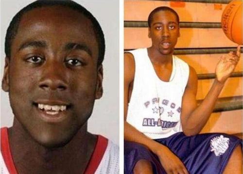 没有一个人是能随随便便成功的,看到哈登12年前的照片就一目了然