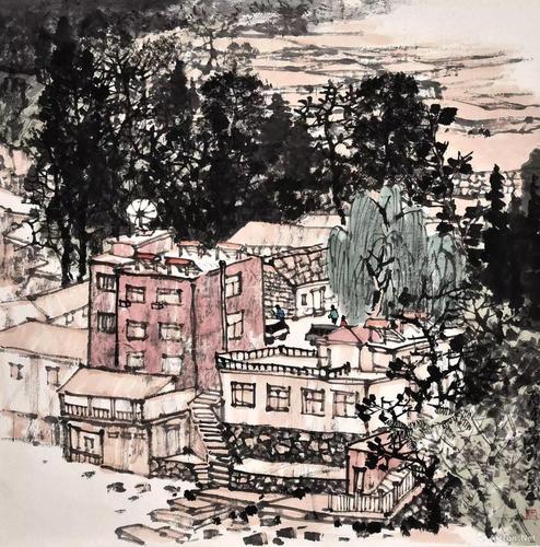 何海新山水画作品展8日将在丹凤朝阳美术馆展出