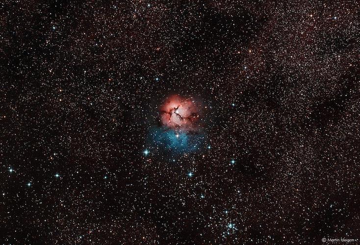 m20,ngc 6514 三叶星云
