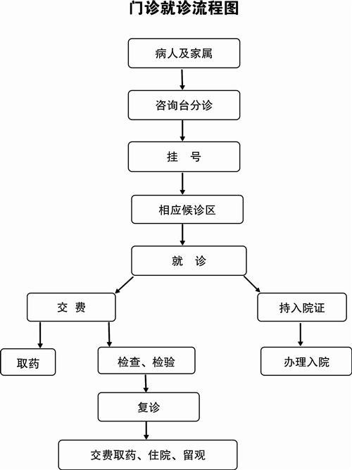 门诊就诊流程图