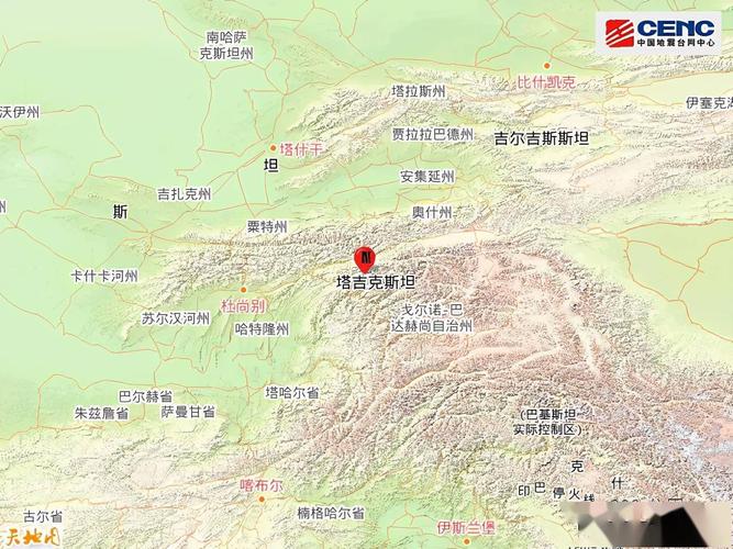 塔吉克斯坦发生6.4级地震,震中距我国边境线约208公里