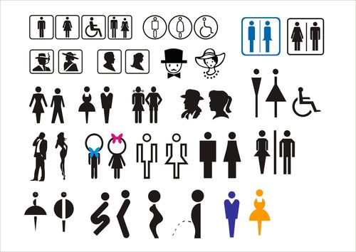 各类洗手间图标