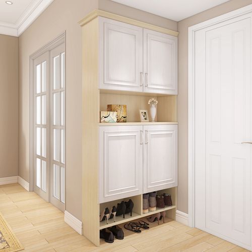 索菲亚鞋柜阿维尼翁系列进门靠墙收纳柜整体多功能入户柜定制