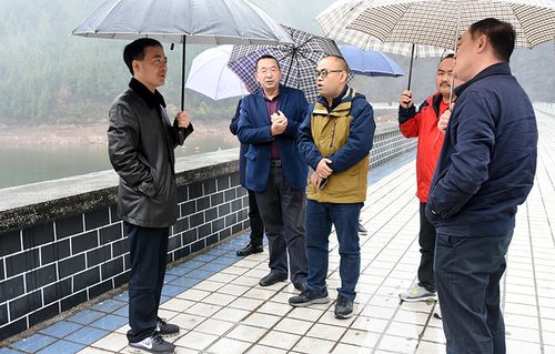 伍荣华来我区开展巡河工作
