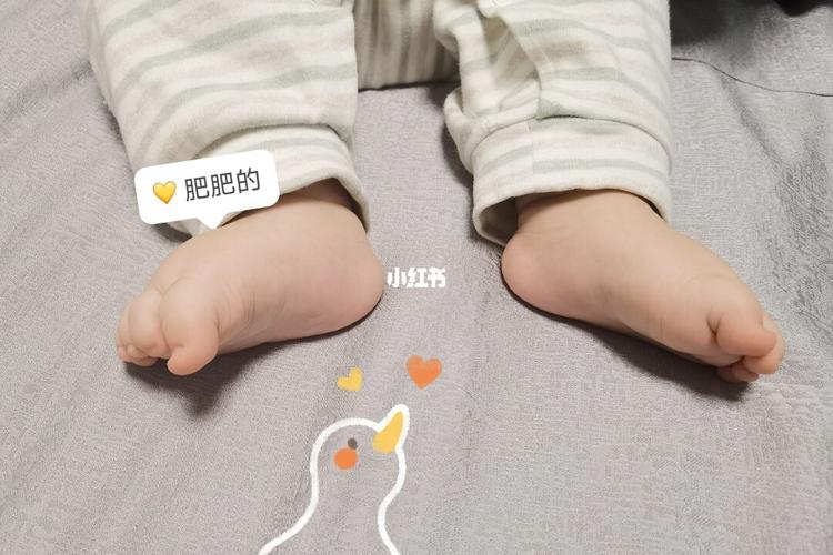 5个月的小肥脚给美妈们道一声晚安啦98_薯宝宝_宝宝