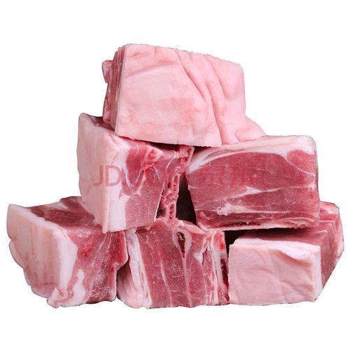 新鲜带皮羊肉块内蒙散养草地羔羊肉现宰速冻羊排羊腿肉 2斤带皮肉块