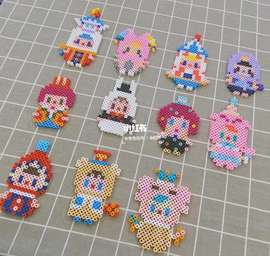 06拼豆豆素材合集|冰箱贴钥匙链手工diy_手工diy_钥匙链_冰箱贴