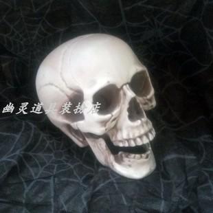 高端节装饰品摆具周边拍照屋件布置气氛鬼道骨q头包仿真头骨骷奢