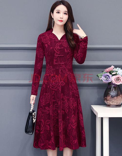 婚庆服装婆婆装春天结婚冬季婚庆结婚妈妈喜婆婆礼服洋气婚宴装高贵