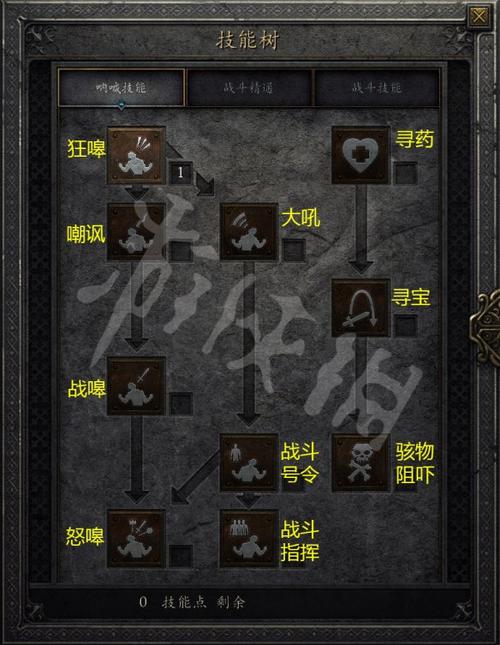 暗黑破坏神2重制版野蛮人战斗技能有哪些野蛮人全技能介绍