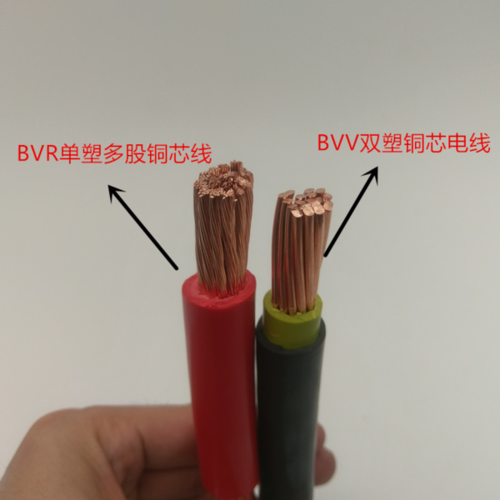 [实用线缆] 平方国标多股铜芯塑铜线 70 50 35 25 16 10 bvv bvr 电线