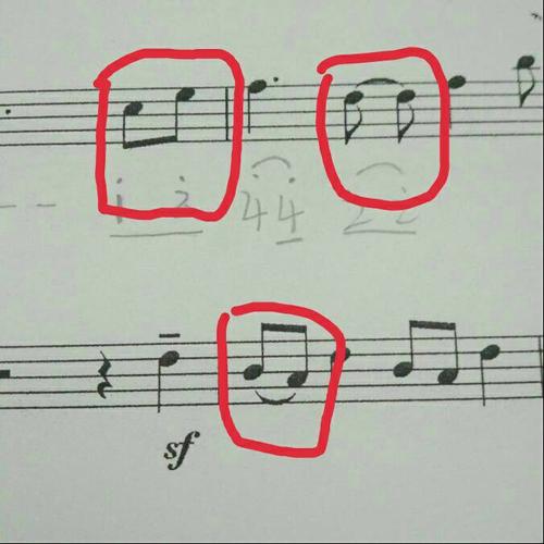 五线谱这三种的连线有什么区别