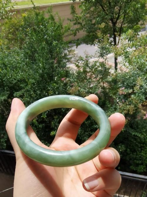 岫玉手镯蓝水到货实拍