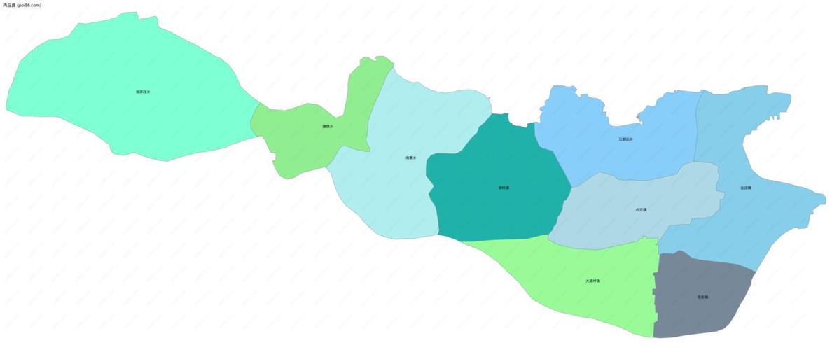 内丘县边界地图