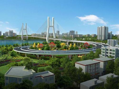 顺通大桥顺兴大桥位于顺德港东侧,北起大良南国东路,向南跨过容桂