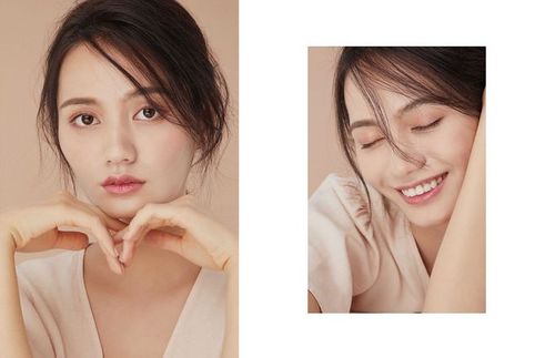 洗护美妆面部模特