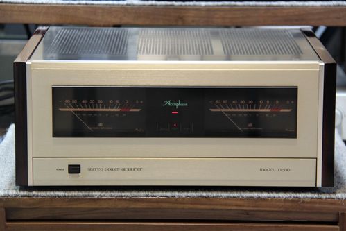 二手日本原装 金嗓子 p-500 发烧大功率功放后级