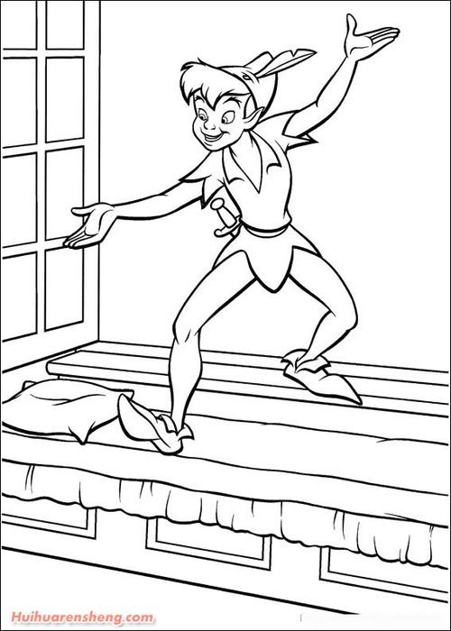 小飞侠彼得潘简笔画图片精选(4)