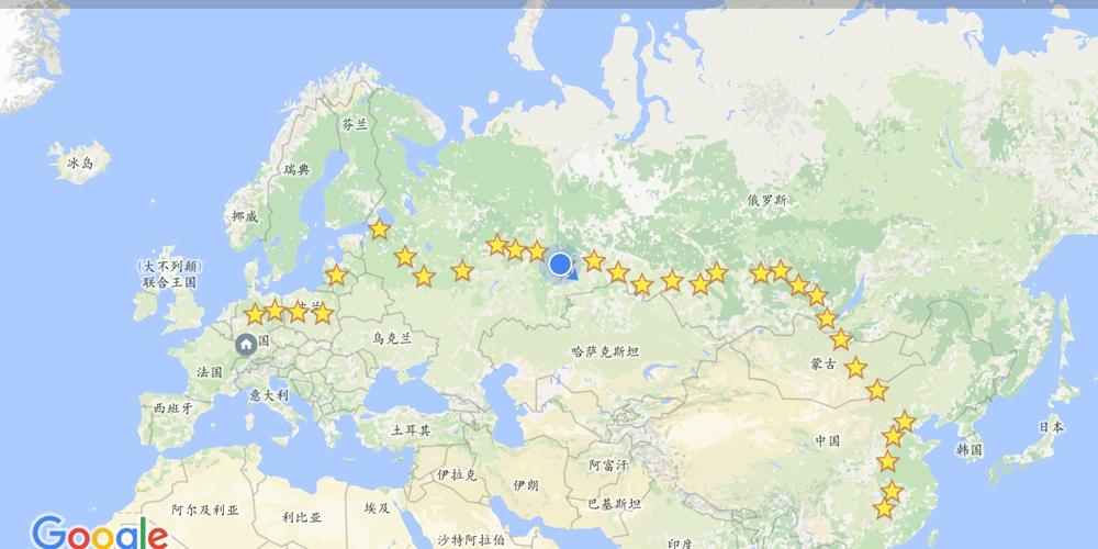 从德国到中国,不坐飞机坐什么