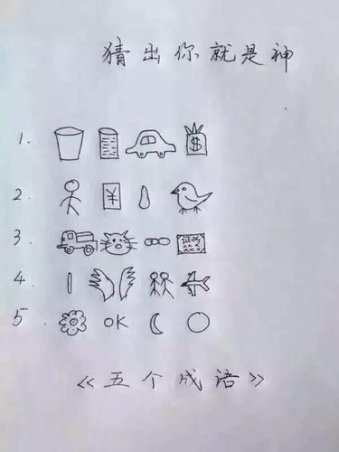 看图猜成语答案及图片