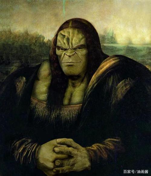 艺术家暴改名画蒙娜丽莎,极具创意的作品,让人捧腹大笑