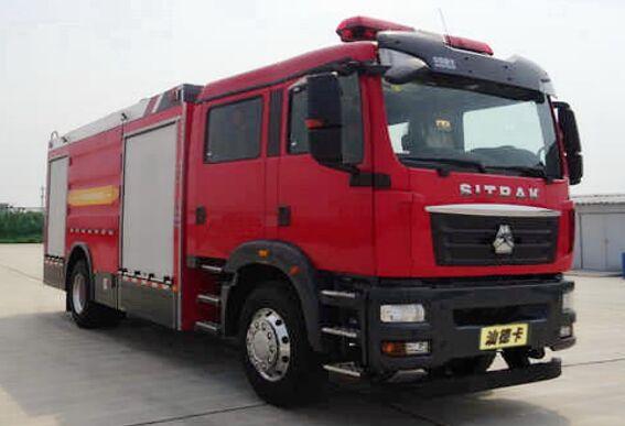 重汽汕德卡8吨泡沫消防车简介