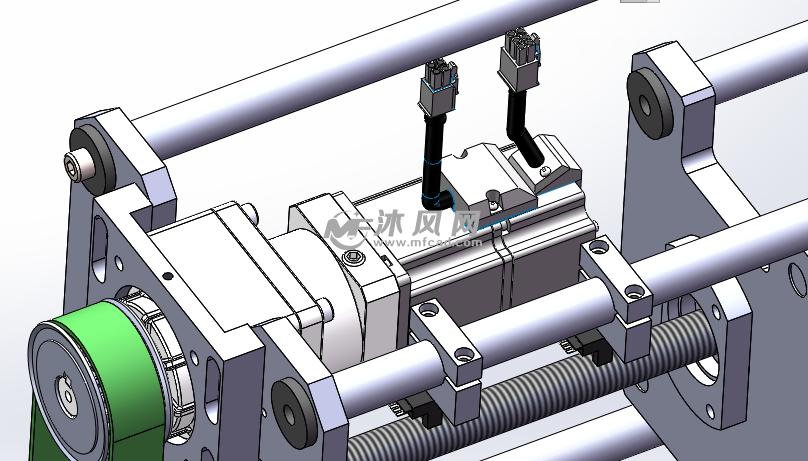 伺服电机安装示意图