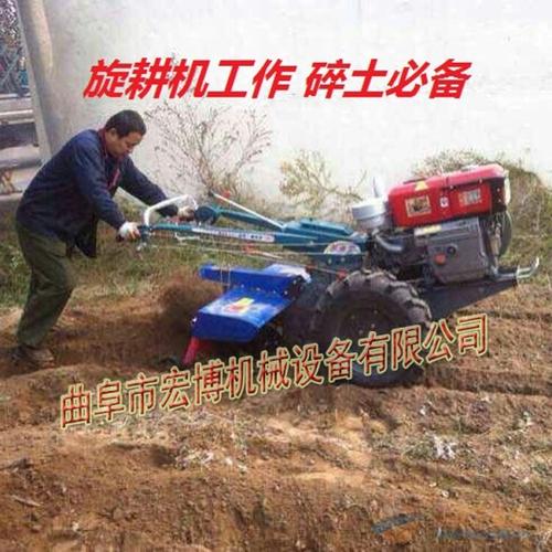 大马力旋耕机 独轮手扶式旋耕机 大马力柴油旋耕起垄机