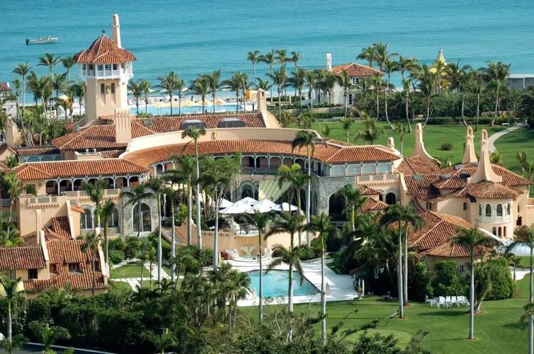 美国总统特朗普在佛罗里达州海湖庄园(mar-a-lago)举办跨年庆典派对