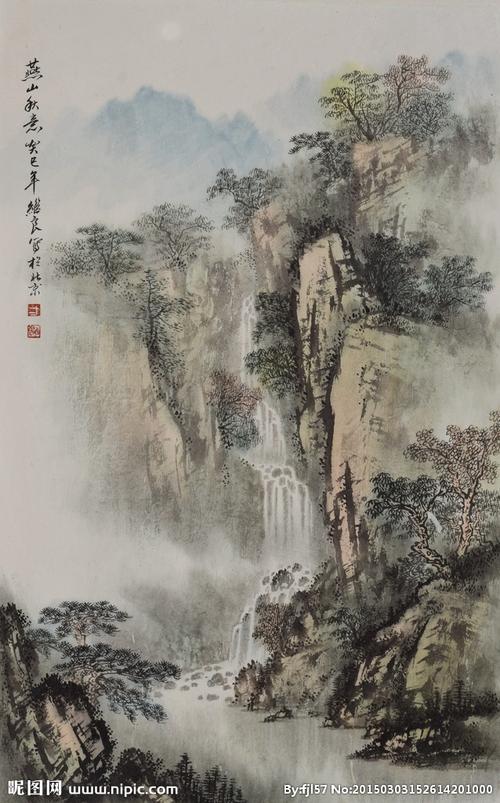 方继良山水画