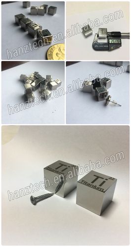 hot sale titanium metal cubes price per piece