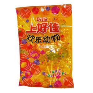 特价上好佳水果糖/80g上好佳欢乐动物棒棒糖江浙沪皖20袋天天包邮