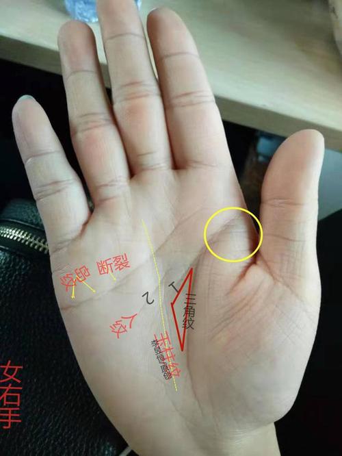 手相三角纹不断财婚姻29岁方能稳定的特征