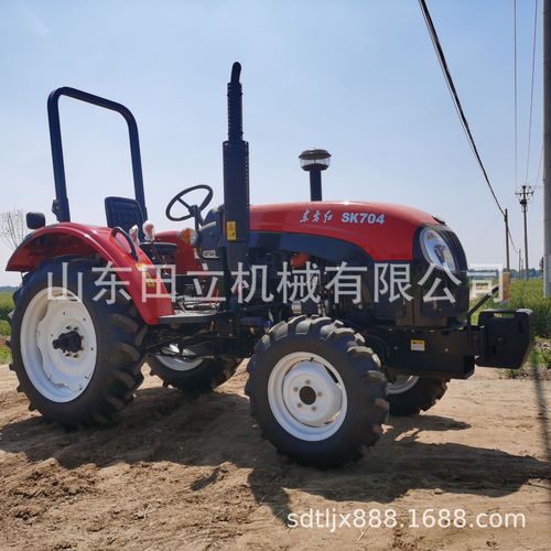 新款东方红704农用四缸拖拉机 果园大棚低矮型拖拉机厂家