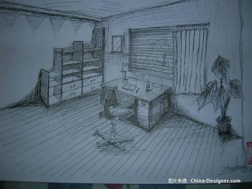 书房一角-张宏波的设计师家园-其他