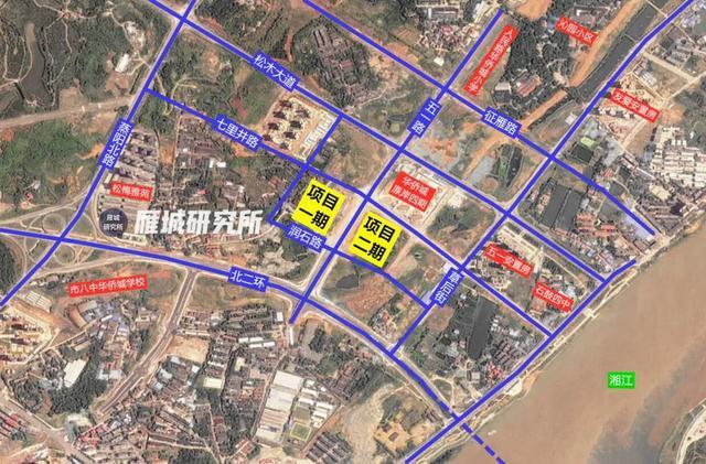 项目位于石鼓区来雁新城(湖南华侨城)范围内,七里井路以南,五一路两侧