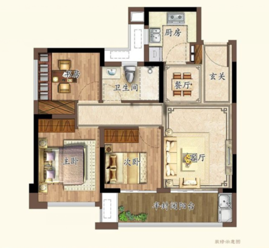 (建发·央著户型图)