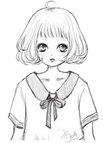 简单又好看的素描画简笔画